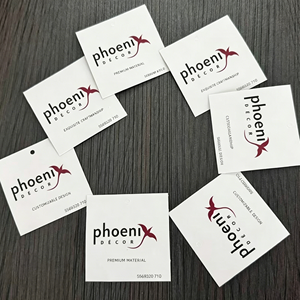 Luxury Eco-Friendly Cloth Swing <b>Tags</b> with Customized Printed Logo for Garments Jewelry Bags Shoes Jeans Hot Stamping Techniques - Product Image 1