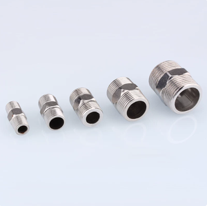 Raccordo a Nipplo Esagonale in Acciaio Inox 304 con Filettatura Esterna per Applicazioni a Parete - Anticorrosione e Durevole - Product Image 5