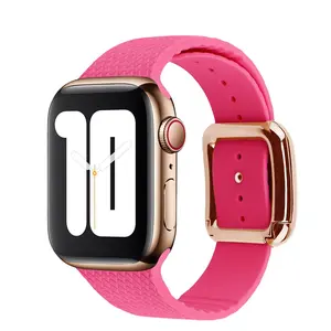 新设计硅橡胶苹果智能表带iwatch苹果手表系列7 6 5 4带男女