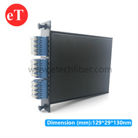 Multiplexeur optique longue distance, 100ghz, 8 canaux, boîte LGX, 8 ch LC, 16 ports, MUX, équipement décontracté