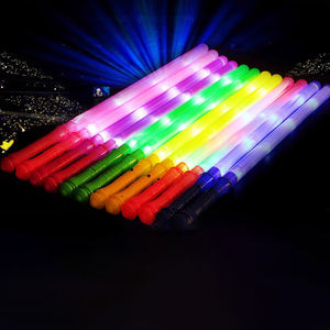 एलईडी चमकदार प्लास्टिक की रोशनी कपास कैंडी छड़ी रंगीन सामग्री चमकदार प्रभाव के साथ - Product Image 2
