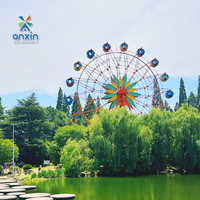 Grande Roue Géante Métallique de 30m pour l'Observation en Extérieur, Fabricant Chinois, pour Parcs d'Attractions et Sites Touristiques