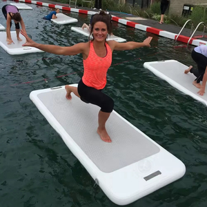 Best Quality Inflatable Antislip Yoga <strong>Mat</strong> Home Fitness Board <strong>Aqua</strong> Sport Air Track Foldable Sport <strong>Mat</strong> - Product Image 6