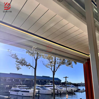 Pergola Bioclimatica en aluminium de taille personnalisée persiennes réglables pour toit jardin supermarché balcon piscine terrasse