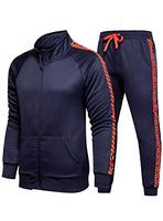 Survêtements en molleton 100% coton, broderie de logo personnalisée, bas de survêtement d'hiver de haute qualité, respirants, coupe-vent, ensemble 2 pièces