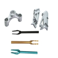 Accessoires de vélo sur mesure usinés CNC, composants en acier anodisés, prix compétitif direct usine
