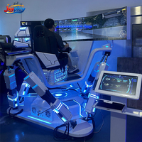 Simulateur de jeu de course automobile 4D Joyplay, machine de jeu d'amusement, simulateur de conduite 5D, simulateur de conduite de voiture d'arcade avec 3 écrans HD
