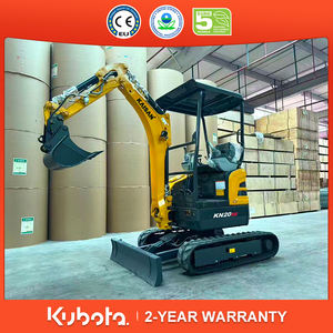 Miniexcavadora Kaisan de 2 Toneladas con Motor, Sistema Totalmente Hidráulico, Excavadora de Orugas con Bomba y Engranaje para Excavar Zanjas - Product Image 3