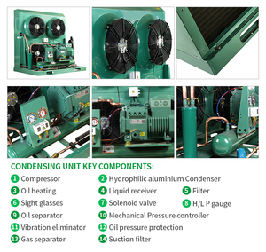 Unité de condensation de refroidisseur d'air de 4 tonnes 45 kW 10 CV pour chambre froide avec énergie solaire - Product Image 5