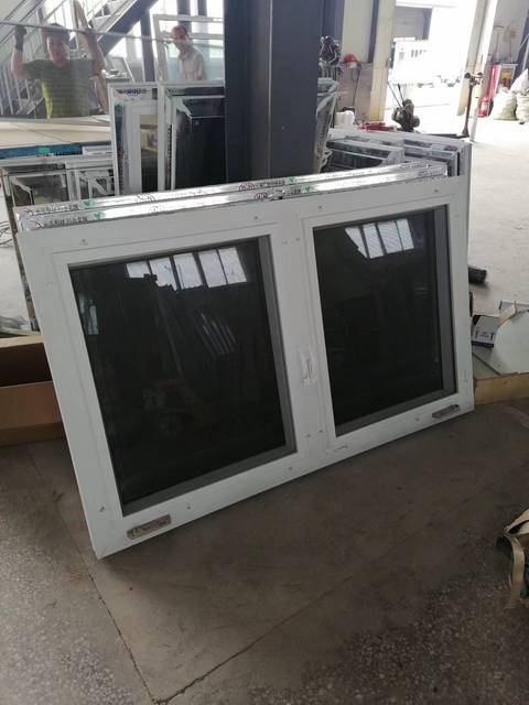 Hot Sale UPVC PVC Louver Casement Window Double Glazed Soundproof Heat Insulation Hurricane Proof Security for Bathroom Kitchen