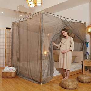 Cube de sommeil sain-<span class=keywords><strong>Moustiquaire</strong></span> anti-radiations carrée en fibre d'argent, enferme votre lit pour une sécurité totale des CEM. - Product Image 6