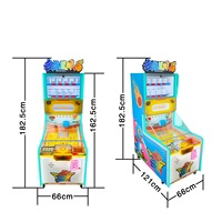 Machine de jeu d'arcade de tir de balles à récompenses pour enfants, machine de divertissement à monnayeur multi-paiements pour centre commercial et salle de jeux