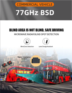 Điểm mù Màn hình Radar cảm biến BSD/BSA/BSIS/bsm dài phạm vi phát hiện cảm biến 77Ghz lò vi sóng BSD Radar cho xe tải/xe buýt - Product Image 2