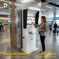 Kiosque libre-service sur pied pour la location, le stockage, le contrôle d'accès et les applications hôtelières