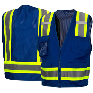 Chaleco de Seguridad Industrial Ligero de Talla Grande con Diseño Personalizado de Alto Rendimiento, Alta Visibilidad, Reflectante y Certificado CE - Product Image 1