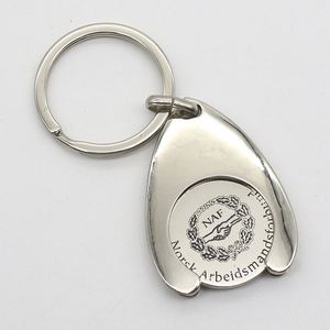 Porte-clés en métal personnalisé avec pièce de monnaie canadienne de un quart de loonie, jeton promotionnel, souvenir et article de shopping - Product Image 6