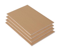 Panneau ignifuge Panneau d'oxyde de magnésium en PVC pour la décoration intérieure Panneau Slap Plates Sheet Materials Face Slab