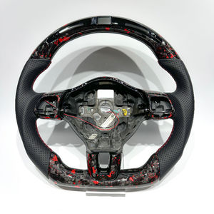 Volante in Pelle Personalizzato Stile Sportivo con Palette Rosse per <span class=keywords><strong>Volkswagen</strong></span> VW <span class=keywords><strong>Golf</strong></span> MK8 <span class=keywords><strong>TSI</strong></span> - Product Image 6