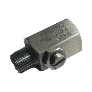 दबाव गेज समायोज्य उपकरण के लिए स्टेनलेस स्टील स्नूबर - Product Image 4