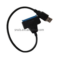 External Hard Drive Cables SSD Connector to USB Cable Adapter 2.5 Inch HDD Ide USB 3.0 Laptop 22 Pin III Cable