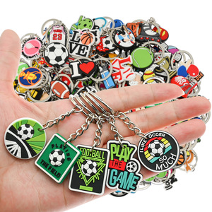 Bóng đá quà Tặng lưu niệm chaveiros World 2026 cup llaveros personalizados tùy chỉnh Keyring Móc chìa khóa PVC <span class=keywords><strong>Keychain</strong></span> - Product Image 1