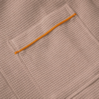 Peignoir gaufré durable pour hôtel et spa avec capuche, unisexe, service OEM, épais, pour massage, longueur mi-mollet, pour se couvrir