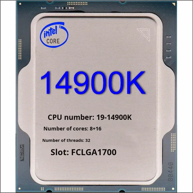 I9 14900K 24-Core 32-Thread Desktop Gaming CPU Processor