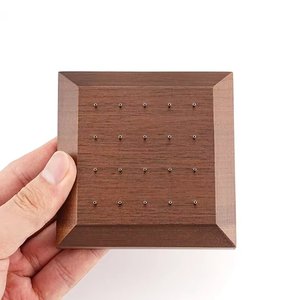 Espositore per Gioielli da Piercing in Legno di Noce 16G - Regalo Elegante per Feste di Fidanzamento e Matrimonio - Product Image 2