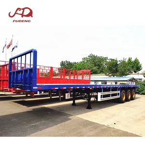 <span class=keywords><strong>Remorque</strong></span> a  <span class=keywords><strong>plateau</strong></span> 20 40 45 pieds, 3 a 4 Essieux pour un Tonnage de 40 a 100t - Product Image 5
