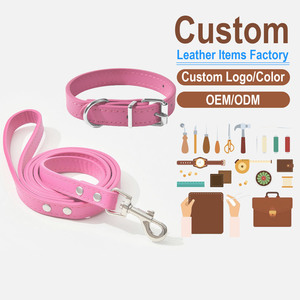Collar de Perro de Cuero PU Impermeable para Perros Pequeños y Medianos, Collar Duradero Anti-Mordidas para Cachorros, Gatos, Teddy, Chihuahuas - Product Image 1