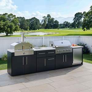 VERMONHOUZZ - Mueble <span class=keywords><strong>de</strong></span> Cocina <span class=keywords><strong>Exterior</strong></span> Personalizado con Parrilla Integrada y Diseño Resistente a la Intemperie <span class=keywords><strong>para</strong></span> Terraza <span class=keywords><strong>de</strong></span> Villa - Product Image 5