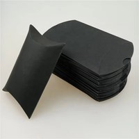Boîtes à dragées en papier kraft noir, petites boîtes cadeaux pour mariage, boîtes à bonbons