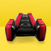 Canapé gonflable BDSM à jambes ouvertes avec kit de menottes, mobilier pour couple, chaise de soutien pour positions profondes, nuit exotique