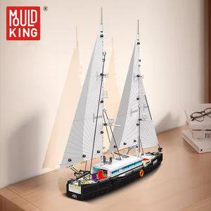 Mould King 10194, Bloques de Construcción de Velero Moderno, El Gaviota, Juguetes Creativos, Equipo de los Emiratos Árabes Unidos, Nueva Zelanda, AC75, Yate, Bloques de Construcción de Barco - Product Image 2