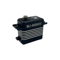 Servo numérique sans noyau à engrenages en acier inoxydable MJ-4009HV 8,4 V 35 kg-cm à haut rapport coût-performance pour avion RC, hélicoptère, voiture, bateau