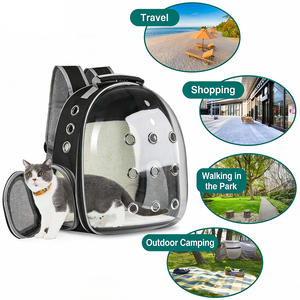 Toptan Şeffaf Balonlu Havalandırmalı Genişletilebilir Kedi ve Köpek Taşıma Çantası - Product Image 3