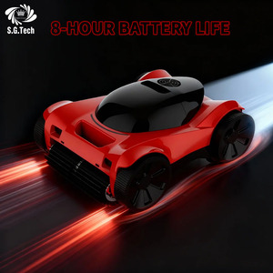 High-quality robotic pool cleaner, automatic pool vacuuming robot, dual-motor filtration system, with remote control. - Product Image 2