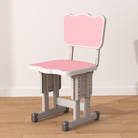 Ensemble de mobilier de classe de qualité commerciale, chaise d'école ergonomique réglable et empilable pour étudiants, économique, en métal, pour l'étude