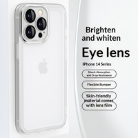 Coque de téléphone portable transparente en silicone ultra-fine pour iPhone 15 Pro Max, anti-chute, anti-traces de doigts, unisexe, protection de l'appareil photo