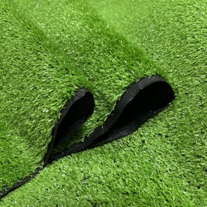 Gazon artificiel Duofu à poils courts de 1 cm, vert clair, écologique, résistant aux UV, résistant à l'usure, gazon synthétique pour la maison et la cour - Product Image 5