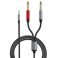 Kit Interkoneksi Audio Universal Profesional Tipe DC C ke Konektor USB RCA 3.5mm/6.35mm untuk Ponsel, Mixer, Keyboard, Speaker