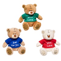T-shirt personnalisé ours en peluche marque votre LOGO T-shirt personnalisé mignon doux animal en peluche poupée jouet