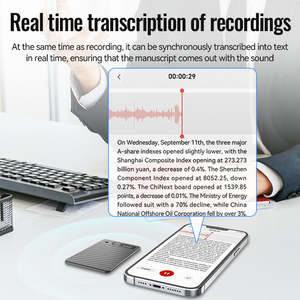 Grabadora de Voz Inalámbrica Digital Mini A3D con IA y ChatGPT, Compatible con Notas ChatGPT - Product Image 4