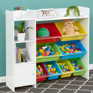 Armoires modernes en bois pour enfants pour le stockage de jouets <span class=keywords><strong>et</strong></span> de livres Conception multifonctionnelle écologique - Product Image 6