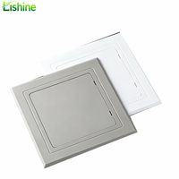 Panneau d'accès carré moderne en plastique ABS, ignifuge, auto-adhésif, sans perçage, durable, installation facile, taille personnalisée pour entrepôt
