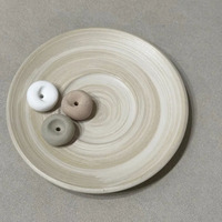 BECORA Bâtons de brûleur d'encens en céramique fabriqués à la main Porte-encens en argile unique pour la décoration intérieure Yoga Méditation et aromathérapie