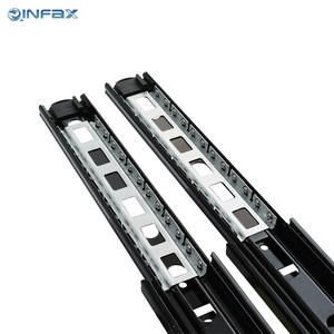 Il cassetto con cuscinetto a sfera da 45mm a <span class=keywords><strong>3</strong></span> ripiegamenti scorre a tripla estensione in acciaio laminato a freddo per sistemi globali di Cabinet per impieghi gravosi - Product Image 2