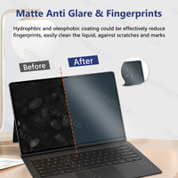 Protection d'écran anti-lumière bleue pour ordinateur portable HD Clair/Mat Anti-reflets pour Samsung TabS7/S8/S9 Protection des yeux Film d'affichage pour le bureau