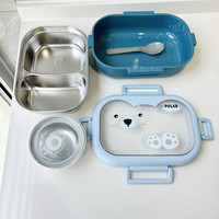 LFS Eco Friendly Style isolé Métal de luxe Premium ensembles de couverts personnalisé enfant mignon Boîte à lunch Bento en acier inoxydable