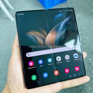 هاتف فولد4 الفاخر القابل للطي، هاتف ذكي 5G أصلي، إصدار عالمي غير مقفل، جودة عالية، مستعمل، ذاكرة وصول عشوائي 12 جيجابايت، شاشة 6.7 بوصة، فولد <span class=keywords><strong>2</strong></span> - Product Image 1